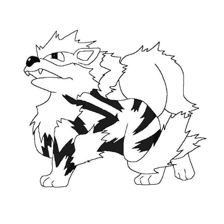coloriage pokemon arcanin